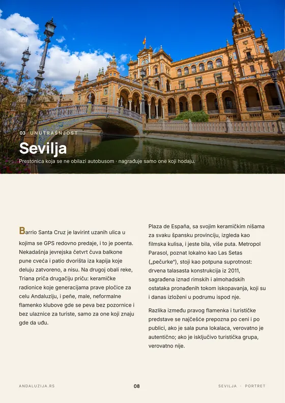 Strana 8 — Sevilja · grad za pešake
