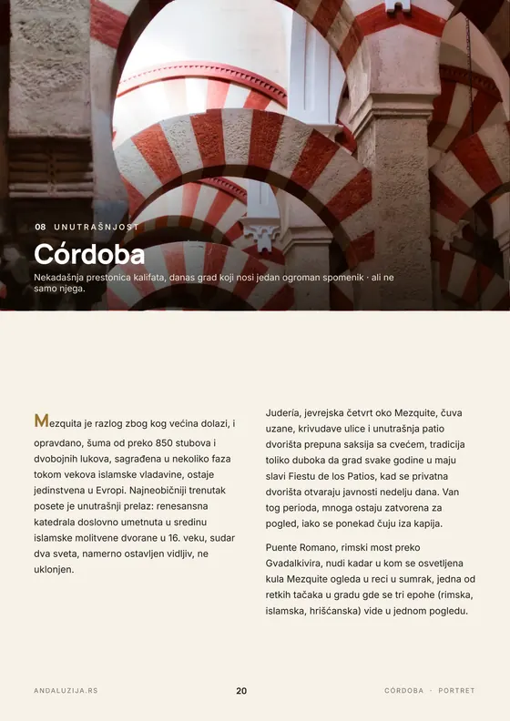 Strana 20 — Córdoba · jedan spomenik, čitav grad