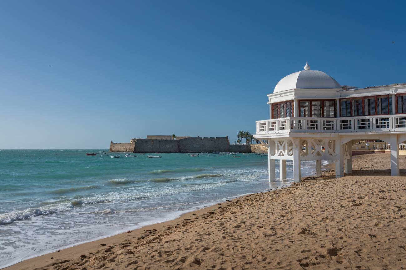 Plaža La Caleta u Cádizu